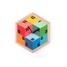 Horloge à cubes en bois - Bajo