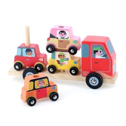 Stapelauto Stadt aus Holz - Ingela P.Arrhenius - Vilac