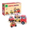 Empil’auto ville en bois - Déménagement - Ingela P. Arrhenius - Vilac