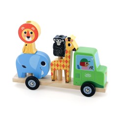 Stapelauto Savanne aus Holz - ab 2 Jahren - Ingela P.Arrhenius - Vilac