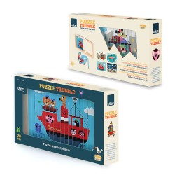 Puzzle 4 D Der Verkehr - Ingela P.Arrhenius - Vilac