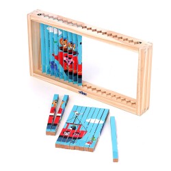 Puzzle 4 D Der Verkehr - Ingela P.Arrhenius - Vilac