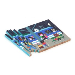 Puzzle 4 D Der Verkehr - Ingela P.Arrhenius - Vilac