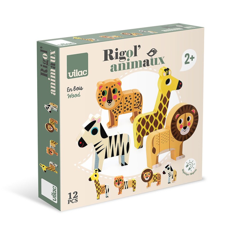 Magnet Tiere Savanne - Ingela P. Arrhenius - Vilac