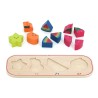 Puzzle 1-2-3-4 Früchte aus Holz - Andy Westface - Vilac