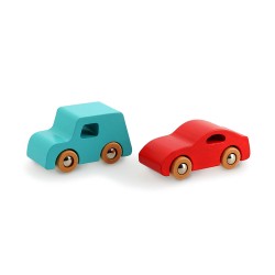 Spielstrassen Set mit Autos - Vilac