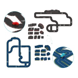 Circuit réversible avec 2 voitures - Vilac