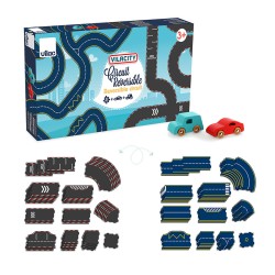 Spielstrassen Set mit Autos - Vilac