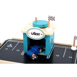 Autogarage vintage aus Holz - Vilac