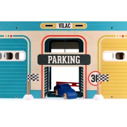 Autogarage vintage aus Holz - Vilac
