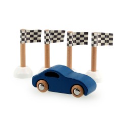 Autogarage vintage aus Holz - Vilac