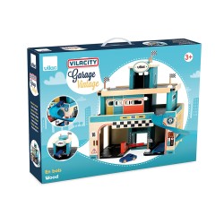 Autogarage vintage aus Holz - Vilac