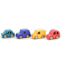 Auto Set Stadt aus Holz - Vilac