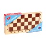 Klappares Schachspiel aus Holz - Jeu Jura
