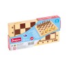 Klappares Schachspiel aus Holz - Jeu Jura