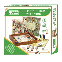 Mon coffret de jeux Tradition en bois - Jeu Jura