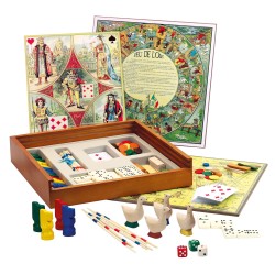 Traditionelle Spielesammlung  aus Holz - Jeu Jura