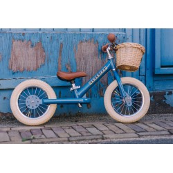 Trybike Steel 2 in 1 vintage blue matt - Draisienne vintage