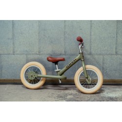 Trybike Steel 2 in 1 vintage vert mat - Draisiene vintage
