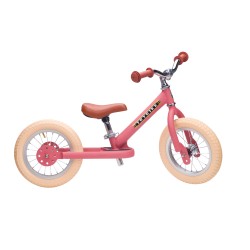 Trybike Steel 2 in 1 vintage rose mat - Draisienne vintage