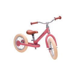 Trybike Steel 2 in 1 vintage rose mat - Draisienne vintage