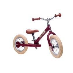 Trybike Steel 2 in 1 vintage rot matt - Laufrad vintage