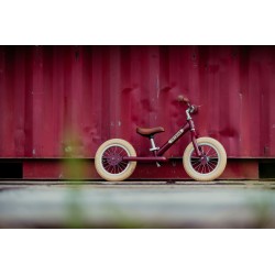 Trybike Steel 2 in 1 vintage rot matt - Laufrad vintage