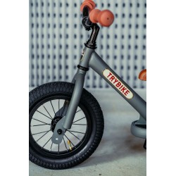 Trybike Steel 2 in 1 vintage gris mat - Draisienne vintage