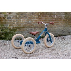 Draisienne Trybike Steel 3 in 1 vintage bleu mat - Vintage Bike