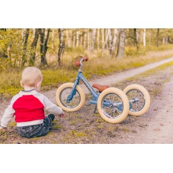 Draisienne Trybike Steel 3 in 1 vintage bleu mat - Vintage Bike