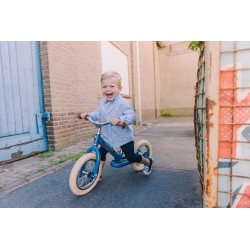 Trybike Steel 2 in 1 vintage blue matt - Draisienne vintage