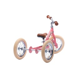 Draisienne Trybike Steel 3 in 1 vintage rose mat - Vintage Bike