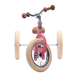 Draisienne Trybike Steel 3 in 1 vintage rose mat - Vintage Bike