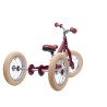 Draisienne Trybike Steel 3 in 1 vintage rouge mat - Vintage Bike