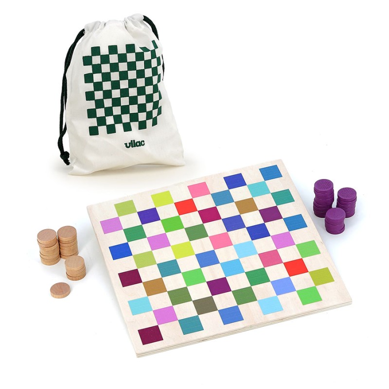 Dame Spiel aus Holz ab 5 Jahren - Vilac Dame Spiel aus Holz ab 5 Jahren - Vilac