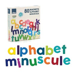 Magnete Kleinbuchstaben für Kinder aus Holz - Vilac