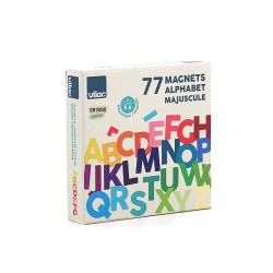 Magnete Kleinbuchstaben für Kinder aus Holz - Vilac