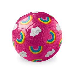 Glitzer Fussball Regenbogen 18 cm - Crocodile Creek