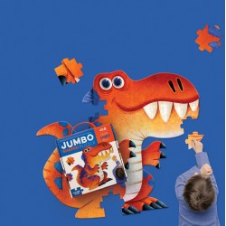 48 pc Jumbo Puzzle Dinosaurier - Crocodile Creek