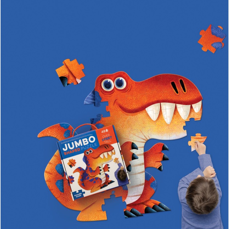 48 pc Jumbo Puzzle Dinosaurier - Crocodile Creek 48 pc Jumbo Puzzle Dinosaurier - Crocodile Creek