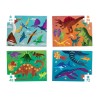 4 Puzzles in einer Schachtel mit coolen Dinos - Crocodile Creek