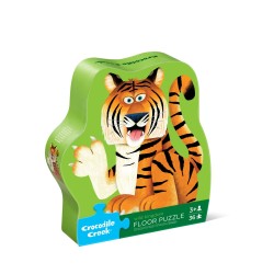 Crocodile Creek - Puzzle Royaume sauvage- Tigre, Éléphant & Co