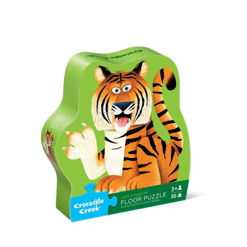 Crocodile Creek - wildes Königreich - 36 teiliges Puzzle mit Elefant, Affe, Tiger & Co. Crocodile Creek - wildes Königreich - 36 teiliges Puzzle mit Elefant, Affe, Tiger & Co.