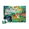 Crocodile Creek - wildes Königreich - 36 teiliges Puzzle mit Elefant, Affe, Tiger & Co.