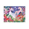 Puzzle magique de la licorne - La magie du château en 24 pièces - Crocodile Creek