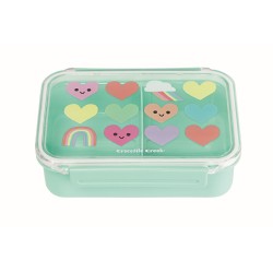 Boîte à lunch Coeurs et arc-en-ciel - Bento Box - Crocodile Creek