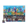 Entdecke das spannende Above & Below Puzzle Stadt mit 48 Teilen! Farbenfrohes, kindgerechtes Puzzle für kleine Entdecker und jed