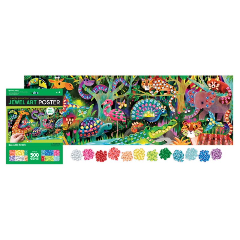 Crocodile Creek - Stickerpass mit den Glitzersteinen im Dschungelparadis Crocodile Creek - Stickerpass mit den Glitzersteinen im Dschungelparadis