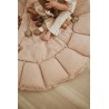 Play&Go bloom stripes brown organic babymat - couverture de jeu bébé
