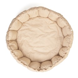 Play&Go bloom stripes brown organic babymat - couverture de jeu bébé